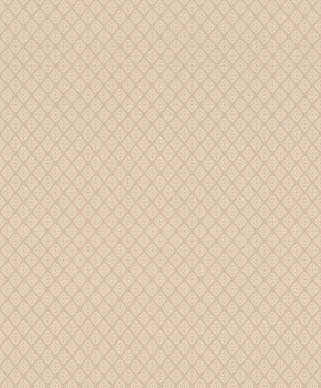 Vliestapete Rautenmuster beige 88655