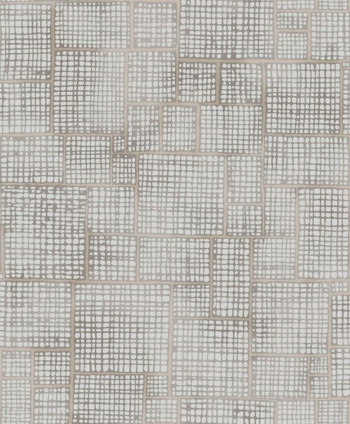 Silver pattern look non-woven wallpaper Dalia 101107