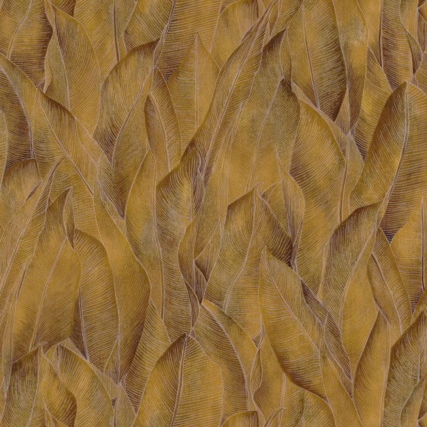 Wallpaper ocher yellow leaves 48-74280476 Casamance - Rio Madeira