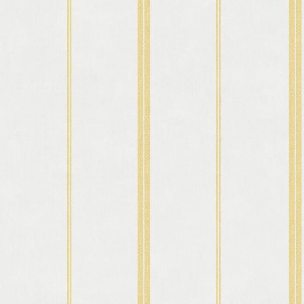 non-woven wallpaper Caselio - Bon Appetit 36-BAP68392005 bright-yellow stripes