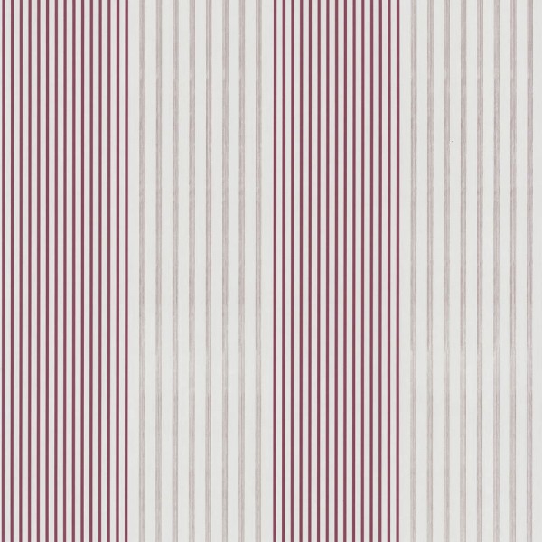 Wallpaper Striped Red Beige Casamance - Portfolio 48-74010574