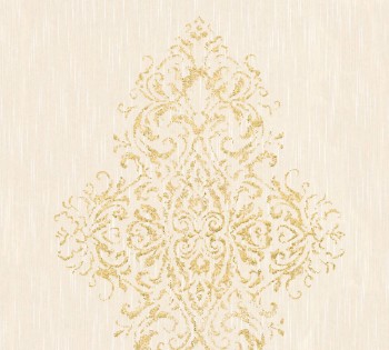 AS Creation Architects' Paper Luxury Wallpaper 319452, 8-31945-2 non-woven wallpaper beige gold