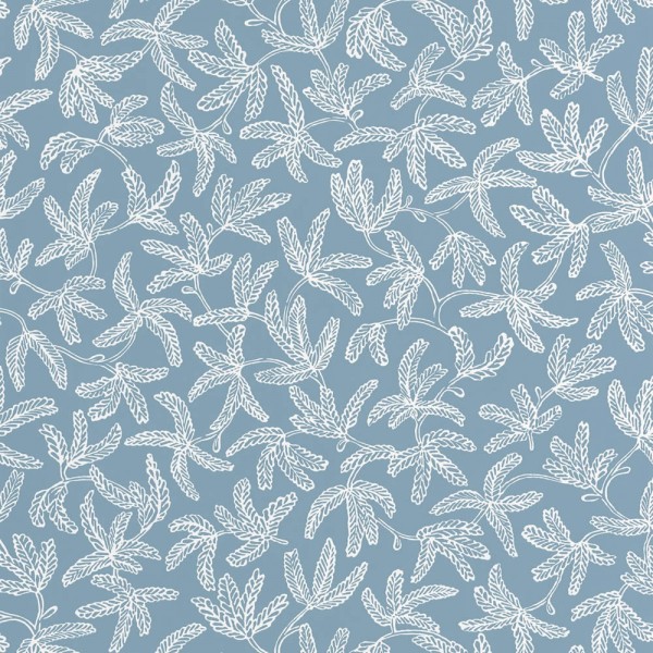 Texdecor Caselio - Hygge 36-HYG100576000 Tapete Hellblau Blumen