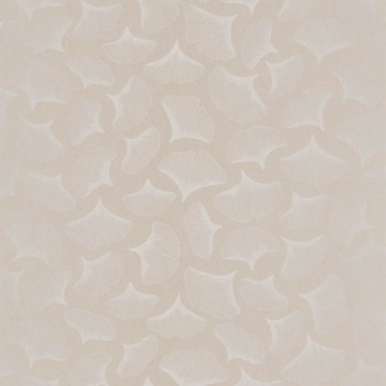 Tapete Ginkgo Blätter beige Casamance - Portfolio 48-73970121