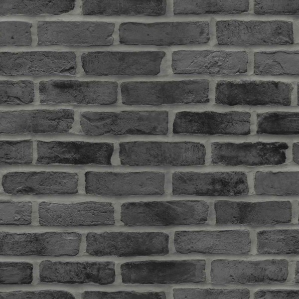 Brick wallpaper dark gray Paradise 139138