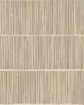 Streifenmuster Vliestapete beige Terra Eijffinger 391513