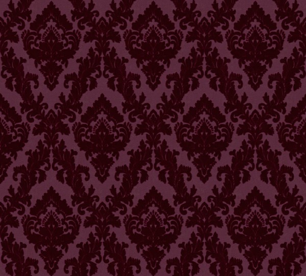 AS Creation Castello 33582-5, 335825 bordeaux-rot Ornamente klein Velourtapete