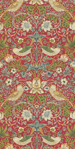 wallpaper thieving bird red DCMW216848