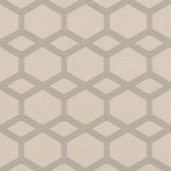 Vliestapete Vierecke beige 291444