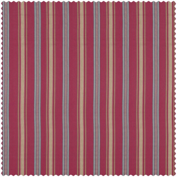 Linien und breite Streifen rot Dekostoff Sanderson Arboretum 237326