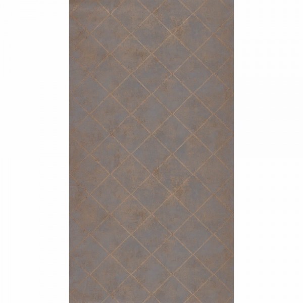 36-PALA83583318 Texdecor Casadeco - Palazzo diamond vinyl wallpaper brown copper