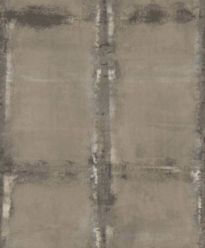 non-woven wallpaper grid pattern brown 124472