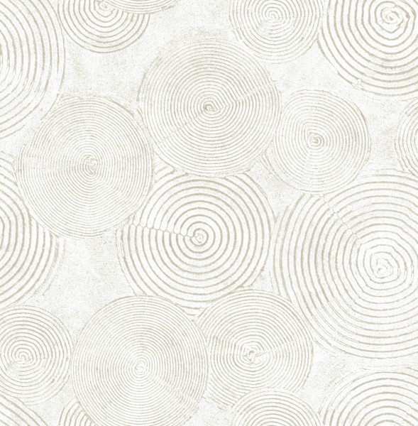 beige wallpaper circle pattern Charleston Rasch Textil 030300 _L6