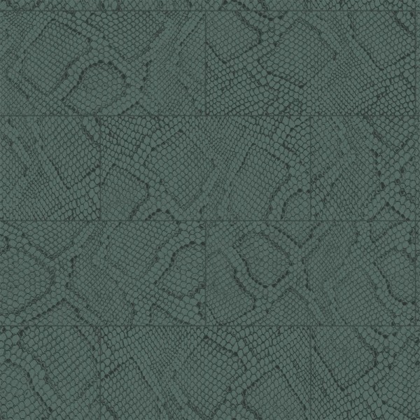 non-woven wallpaper snakeskin pattern green 347788