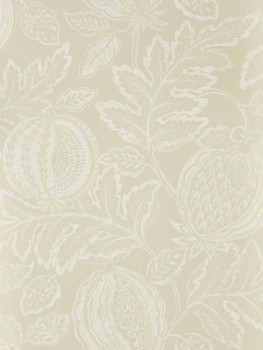 Früchte und Blätter beige Tapete Sanderson Caspian DCPW216760