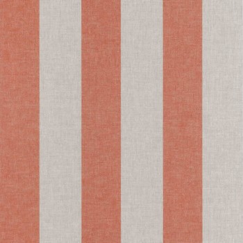 36-FAO69033019 Caselio - Faro Texdecor Tapete Streifen rot beige