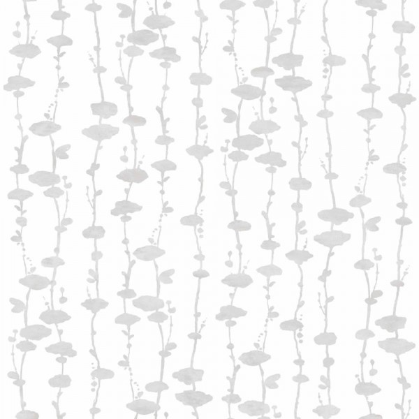 36-IRS68819034 Caselio - Iris Texdecor wallpaper silver tendrils non-woven