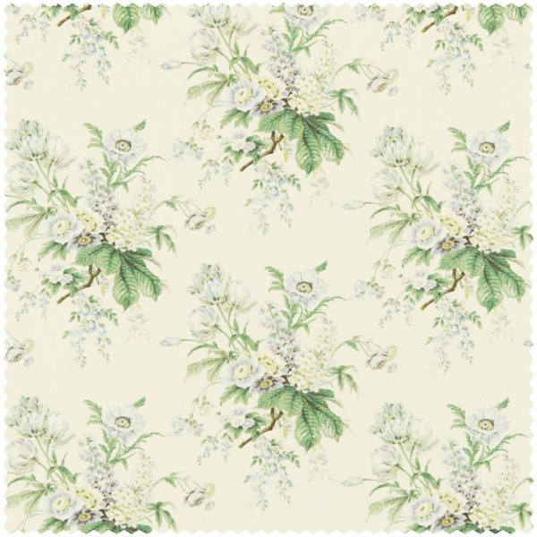 Blütenzweige und Rosen creme Dekostoff Sanderson - One Sixty DRCH222071