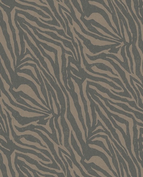 Zebraoptik Wandbild braun taupe Wallpower Favourites Eijffinger 309062