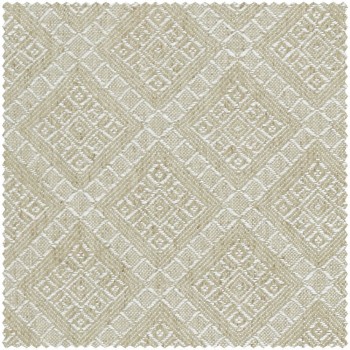 kleine und große Vierecke creme Dekostoff Sanderson Caspian DCAC236919