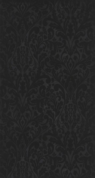 36-PGE80779717 Casadeco - Prague Texdecor floral black wallpaper