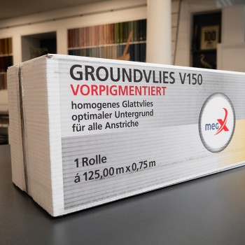 MEG Groundvlies V150 vorpigmentiert Glattvlies 25m x 0,75m (18,75 m²) _L