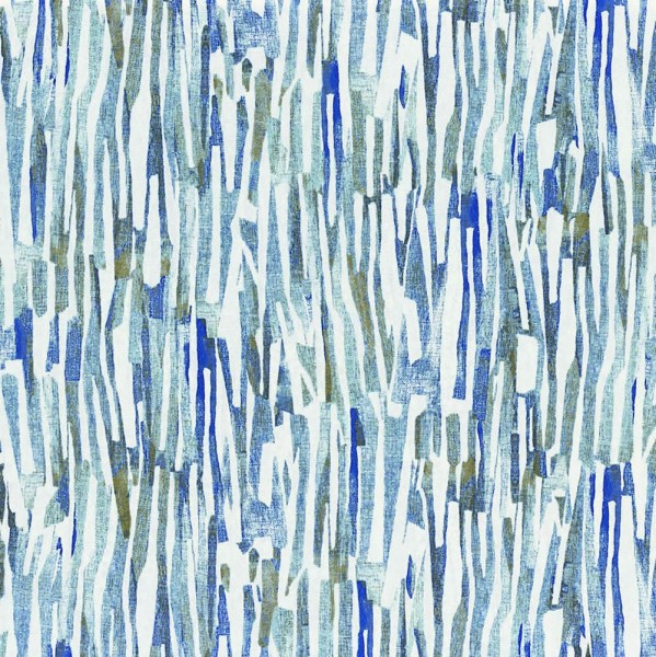 Wallpaper blue reed Casamance - Estampe 48-74030347