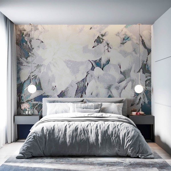 Design mural le bouquet blue 27032-HTM GMM Hohenberger