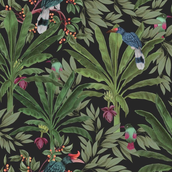 Tropical birds Rasch Textil Paradise 139190