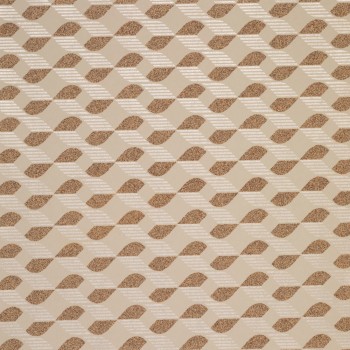 Beige Vliestapete geometrische Formen Universe Hohenberger 51209-HTM