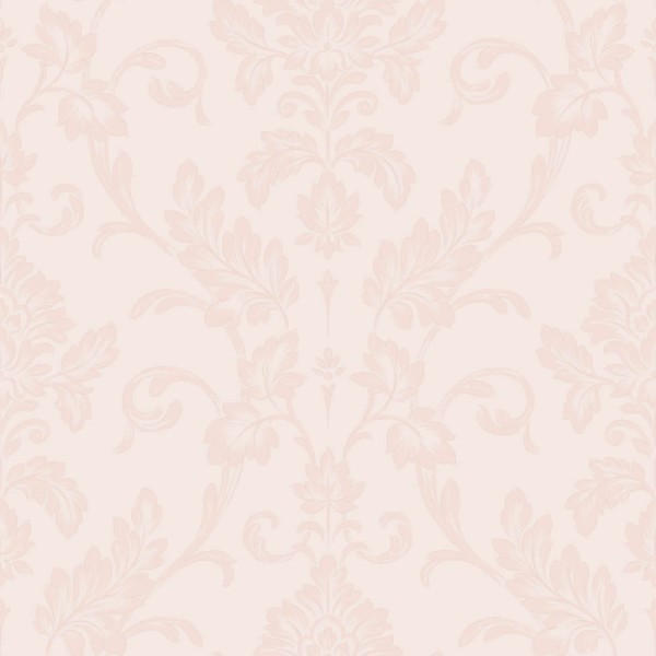 Blattmuster Tapete zart rosa Italian Style Essener 21787