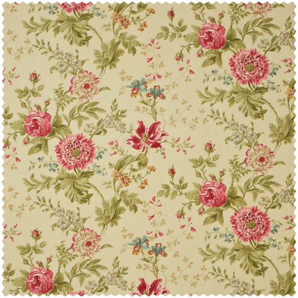 englische Landblumen creme Dekostoff Sanderson - One Sixty DCOUEL202