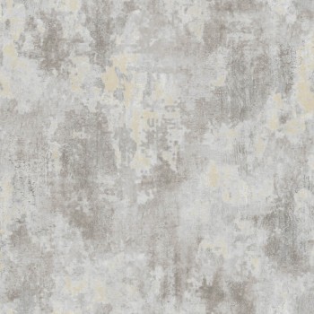 Betonoptik Grau und gold Vinyltapete Materika Rasch Textil 229964