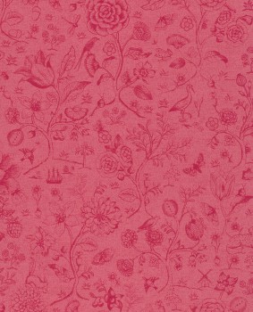 Eijffinger PIP Studio 55-375013, non-woven wallpaper red flowers