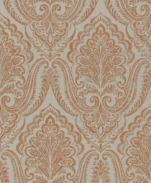 Tapete stilisierte Blätter beige 88716