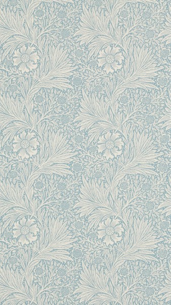 Wallpaper marigold motif light blue DCMW216810