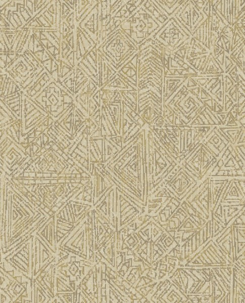 Retromuster Beige Tapete Terra Eijffinger 391522