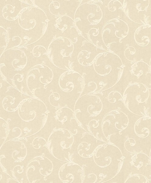 Vliestapete Rankenmuster creme 88839