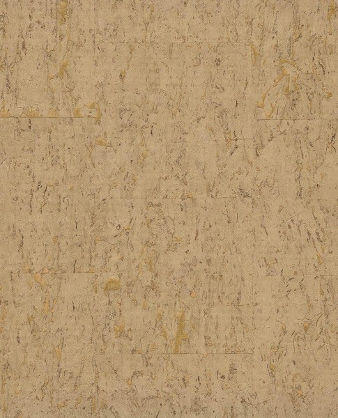 55-389534 Eijffinger Natural Wallcoverings II Korktapete gold glänzend