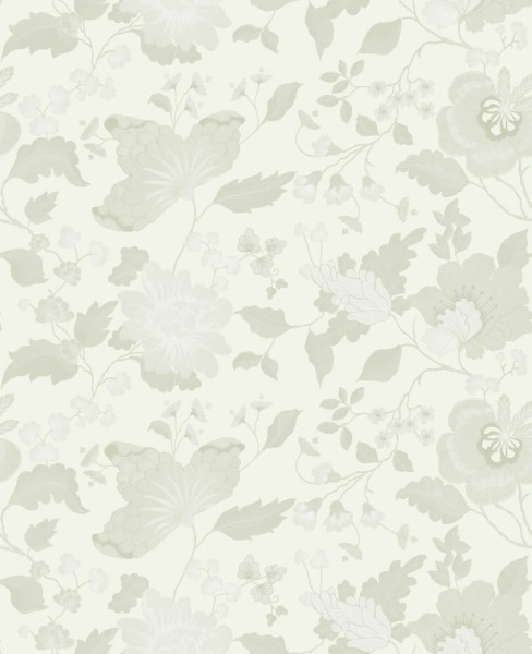 Blütnranken Tapete zart cream Italian Style Essener 24841