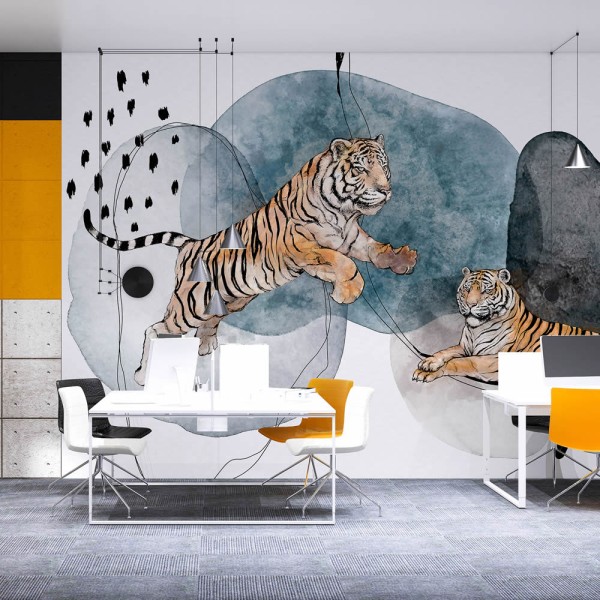 Design Wandbild Tiger 27034-HTM GMM Hohenberger