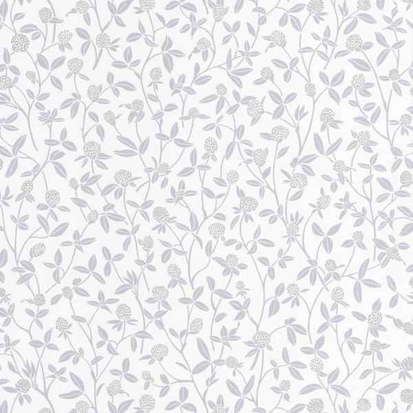 36-HYG100569027 Caselio - Hygge Vliestapete Blumenranken grau silber